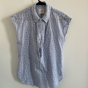 Court & Rowe Light blue Linen blouse, Size XS